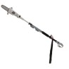 Elagueuse sans fil 20V Lame 20cm Guide Oregon - Batterie lithium 2.0Ah Chargeur 20V Perche Télescopique jusqu'à 4m IKRA