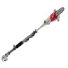 Elagueuse sans fil 20V Lame 20cm Guide Oregon - Batterie lithium 2.0Ah Chargeur 20V Perche Télescopique jusqu'à 4m IKRA