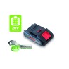 Batterie de rechange 20V- 2.0 Ah Lithium Puissance 40 Wh, légère 360 g, compatible tous outils IKRA 20V