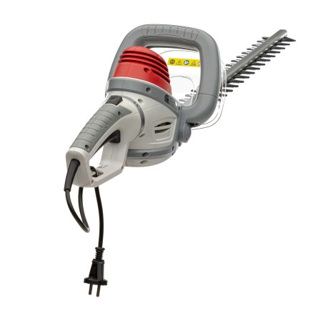 Taille-haie électrique 600W Double lame 55 cm Poignée ergonomique pivotante Frein électrique IKRA