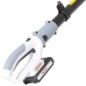 Taille haie sans fil 20V - Lame de 40 cm Batterie lithium 2.0Ah + Chargeur 20V - Perche télescopique jusqu'à 4m IKRA