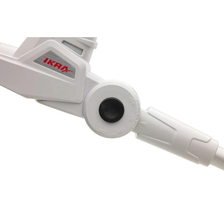 Taille haie sans fil 20V - Lame de 40 cm Batterie lithium 2.0Ah + Chargeur 20V - Perche télescopique jusqu'à 4m IKRA