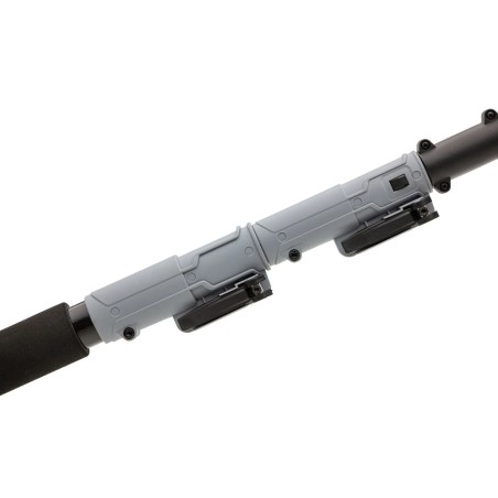 Taille haie sans fil 20V - Lame de 40 cm Batterie lithium 2.0Ah + Chargeur 20V - Perche télescopique jusqu'à 4m IKRA