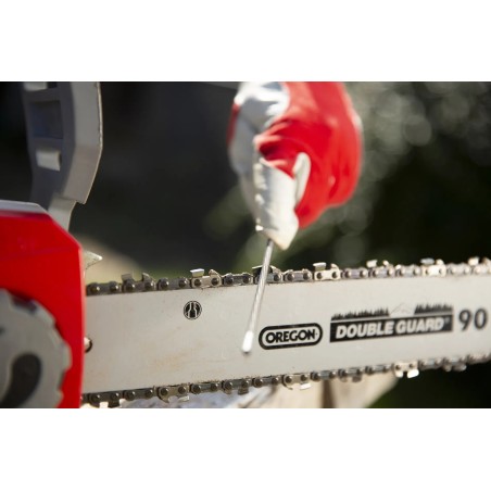 Tronçonneuse sans fil 40V Guide & Chaîne OREGON 35,5 cm + 2 batteries lithium 2.0Ah + Chargeur Double IKRA