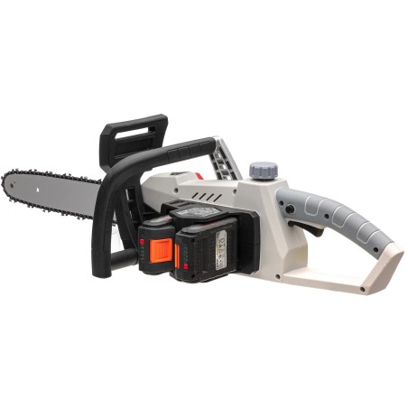 Tronçonneuse sans fil 40V Guide & Chaîne OREGON 35,5 cm + 2 batteries lithium 2.0Ah + Chargeur Double IKRA