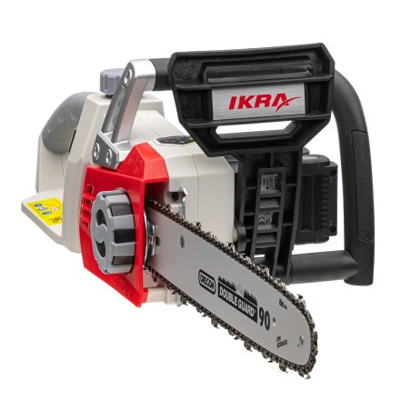 Tronçonneuse sans fil 40V Guide & Chaîne OREGON 35,5 cm + 2 batteries lithium 2.0Ah + Chargeur Double IKRA