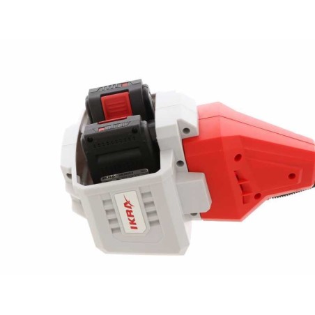 Débroussailleuse sans fil 40V - 2 batteries lithium - 2.0Ah + Chargeur double - Bobine de Fil 34 cm + Lame 3 dents 25,5 cmIKRA