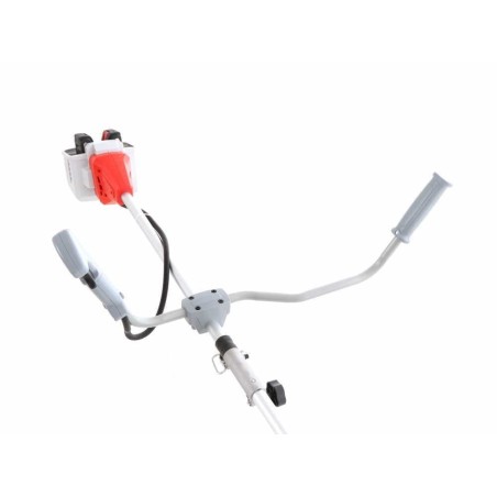 Débroussailleuse sans fil 40V - 2 batteries lithium - 2.0Ah + Chargeur double - Bobine de Fil 34 cm + Lame 3 dents 25,5 cmIKRA