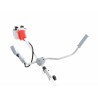 Débroussailleuse sans fil 40V - 2 batteries lithium - 2.0Ah + Chargeur double - Bobine de Fil 34 cm + Lame 3 dents 25,5 cmIKRA