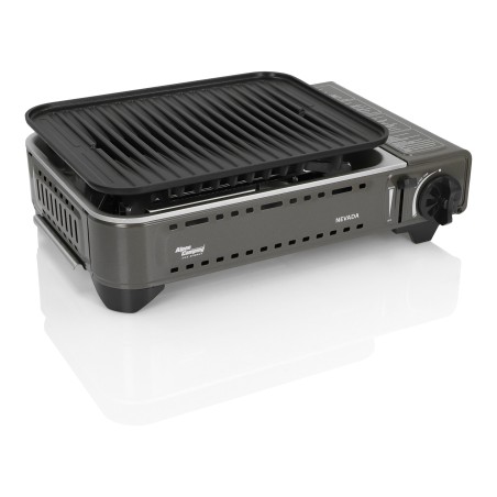 Barbecue à gaz Portable Grill 1780W + 4 Cartouches Gaz Butane Allumage Piezo + Mallette Camping ALPEN