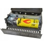 Barbecue à gaz Portable Grill 1780W + 4 Cartouches Gaz Butane Allumage Piezo + Mallette Camping ALPEN