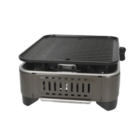 Barbecue à gaz Portable Grill 1780W + 4 Cartouches Gaz Butane Allumage Piezo + Mallette Camping ALPEN