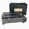 Barbecue à gaz Portable Grill 1780W + 4 Cartouches Gaz Butane Allumage Piezo + Mallette Camping ALPEN