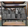 Etagère de Rangement Métal Noir 160 x 60 x H180cm Haute qualité 4 Plateaux Charges lourdes 1600kg INTEC