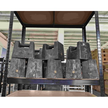 Etagère de Rangement Métal Noire 90 x 60cm x H180cm Haute qualité 5 Plateaux Charges lourdes 1500kg INTEC