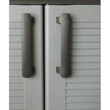 Armoire Poubelles de Tri Sélectif 3 Sacs Recyclage Gestion des Déchets 68 x 37 x 90 cm Intérieur Extérieur INTEC