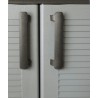 Armoire Poubelles de Tri Sélectif 3 Sacs Recyclage Gestion des Déchets 68 x 37 x 90 cm Intérieur Extérieur INTEC
