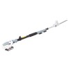 Taille haie sans fil 20V - Lame de 40 cm Batterie lithium 2.0Ah + Chargeur 20V - Perche télescopique jusqu'à 4m IKRA