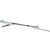 Taille Haie à perche télescopique 40V Batterie Lithium 2,5Ah + Chargeur Led 40V - Sangle d'épaule -Taille haie sans fil IKRA