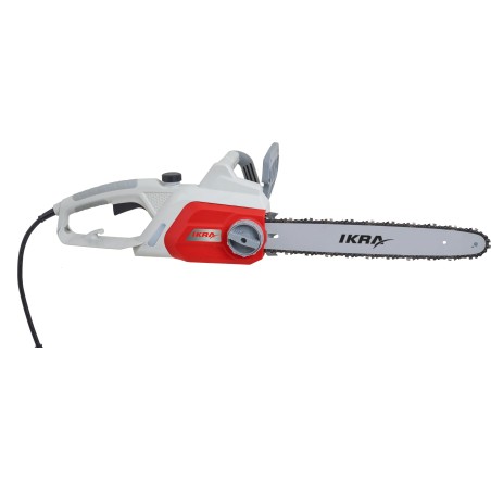 Tronçonneuse Electrique 2200W Guide Trilink 40 cm, Coupe rapide, Anti-vibration, Tension sans outil, Lubrification auto IKRA