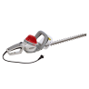 Taille-haie électrique 600W Double lame 55 cm Poignée ergonomique pivotante Frein électrique IKRA