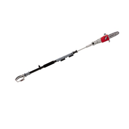 Elagueuse sans fil 20V Lame 20cm Guide Oregon - Batterie lithium 2.0Ah Chargeur 20V Perche Télescopique jusqu'à 4m IKRA