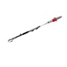 Elagueuse sans fil 20V Lame 20cm Guide Oregon - Batterie lithium 2.0Ah Chargeur 20V Perche Télescopique jusqu'à 4m IKRA