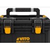 Boîte à Outils Modulaire Dim 41 x 57 x 30 cm Charge 45Kg Mallette portable Capacité 39Litres VITO