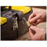 Boite à Outils L41xP18x20 cm + 2 Organiseurs Couvercle - Robuste Poignée Articulée STANLEY