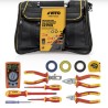 Sacoche professionnelle électricien 12 Outils Poignée acier renforcée Nylon haute Qualité Sac bandoulière VITO