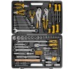 Boite à outils 119 pièces Chrome vanadium - Caisse à outils complète douilles clés tournevis Mallette de bricolage VITO