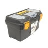 Boite à outils vide 18" 43.2 x 25 x 23.8 cm - Caisse à outils 3 organiseurs et porte outils Amovible VITO