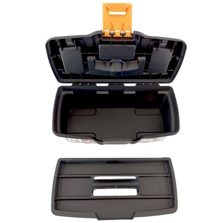 Boite à outils 13" 32 x 16.5 x 13.6 cm - Caisse à outils 3 Organiseurs et Porte outils Amovible VITO