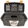 Boite à outils vide 21" 53.5 x 29.1 x 28 cm - Caisse à outils 3 organiseurs + Porte outils amovible VITO