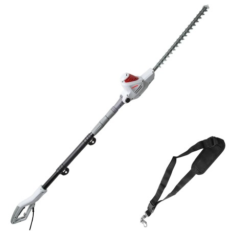 Taille Haie Télescopique filaire 600W - Lame de coupe 59 cm Coupe 51 cm Taille Haie sur perche réglable 1.95 - 2.40 m IKRA
