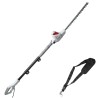 Taille Haie Télescopique filaire 600W - Lame de coupe 59 cm Coupe 51 cm Taille Haie sur perche réglable 1.95 - 2.40 m IKRA