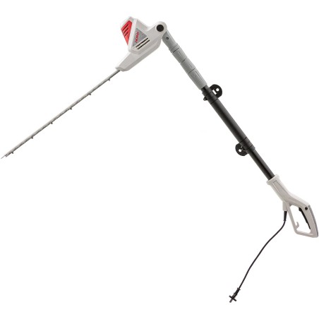 Taille Haie Télescopique filaire 600W - Lame de coupe 59 cm Coupe 51 cm Taille Haie sur perche réglable 1.95 - 2.40 m IKRA