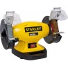 Touret d’établi professionnel 330W Touret à meuler Ø150mm Polisseuse Base en fonte anti basculement