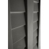 Abri de Jardin Extérieur 5500L Gris Anthracite - Polypropylène 151x208x200 - Cabanon de jardin Plancher intégré ARTPLAST