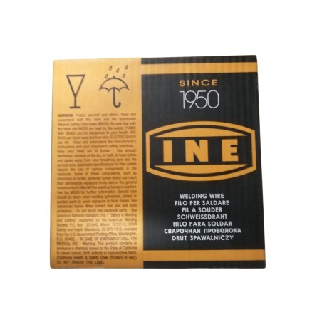 INE - Fil fourré 0.9mm 4 kg Soudage MIG-MAG semi-auto- bobine Ø200 mm