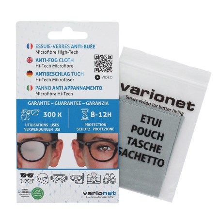 Présentoir de 60 Essuie-verres anti buée 15 X 18 cm Varionet
