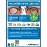 Essuie-verres anti buée 15 X 18 cm Efficace 12h et 300 Utilisations x 5 Varionet