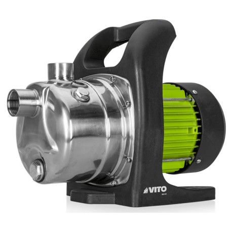 Motopompe à évacuation eau 800W Pompe d'arrosage jardin 3000 L/h Pompe transfert eau claire Particules 1mm max VITO