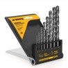 Perceuse à percussion 850W + Coffret de 8 Forets Acier- Mandrin 13mm Auto-serrant Bois, Béton, Métal VITO