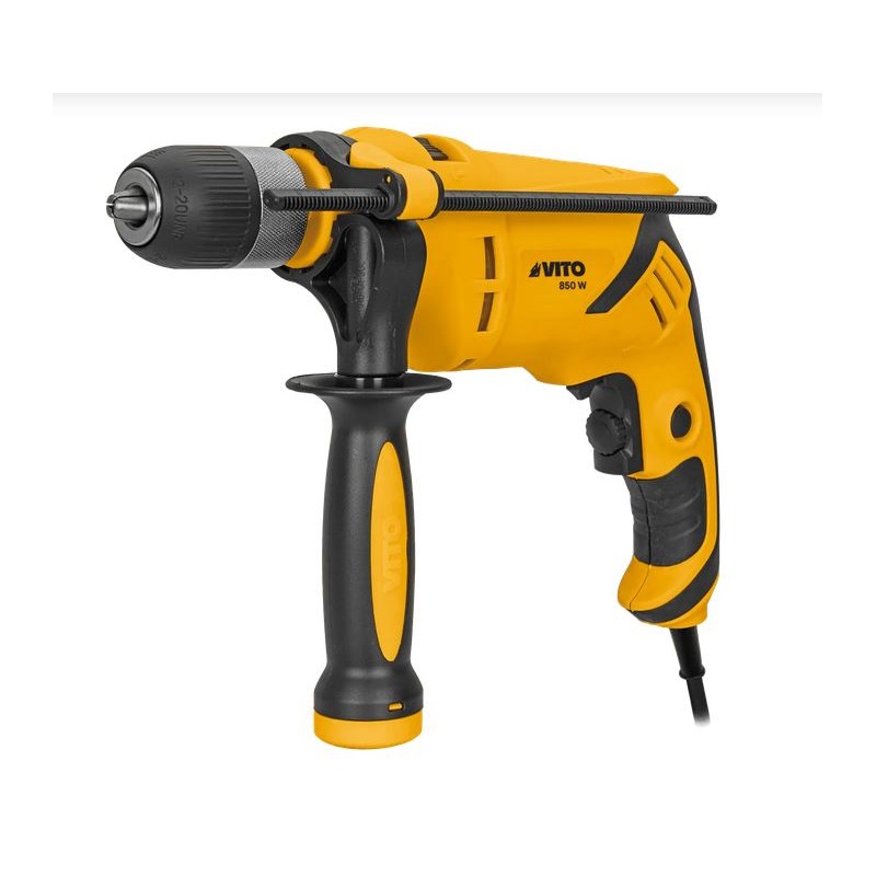 Perceuse à percussion Filaire 850W Mandrin Auto serrant 13mm Poignée GRIP Variateur de vitesse VITO