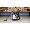 Aspirateur Eau et Poussière 1400W Cuve inox 50L - Aspirateur industriel pour sols solides et liquides NIKLAS