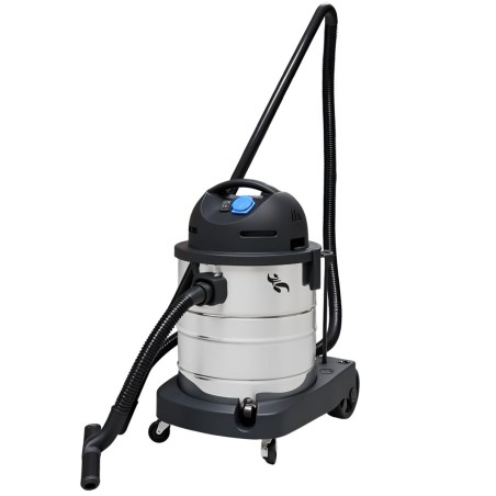 Aspirateur Eau et Poussière 1400W Cuve inox 50L - Aspirateur industriel pour sols solides et liquides NIKLAS