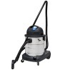 Aspirateur Eau et Poussière 1400W Cuve inox 50L - Aspirateur industriel pour sols solides et liquides NIKLAS