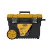 Coffret Pack 7 Outils sans fil 20V - 3 Batteries lithium 2,0Ah Chargeur rapide Coffret Vissage Gants Coffre de rangement VITO