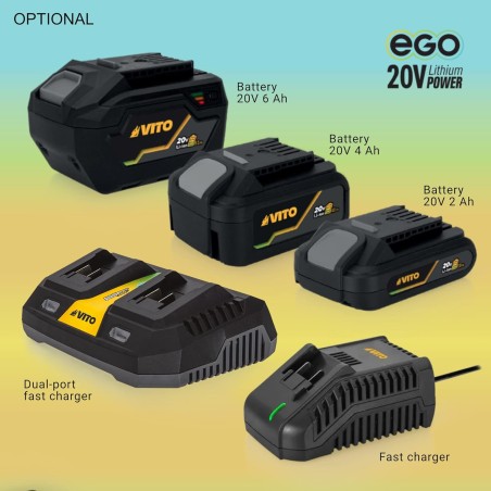 Marteau Perforateur SDS PLUS 20V sans Batterie ni chargeur VITO